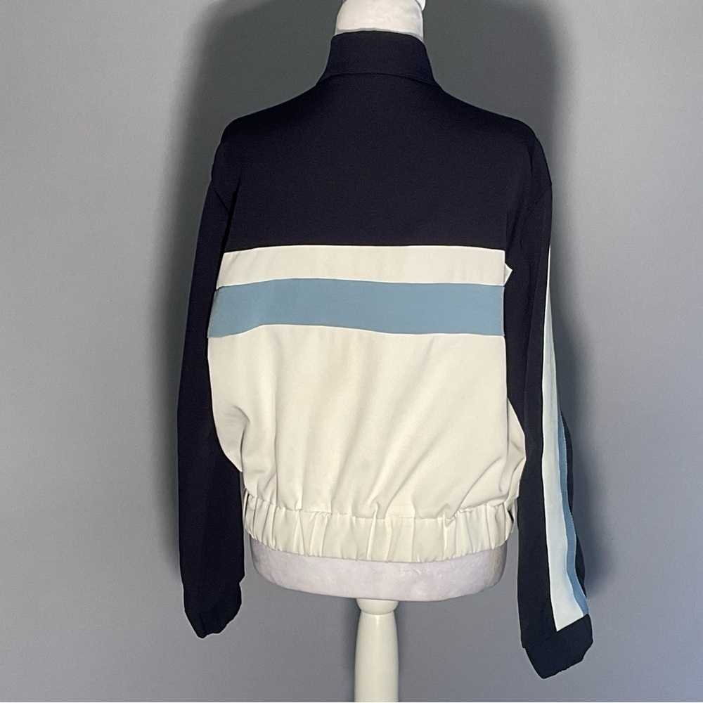 Zara Zip Front Colorblock Track Jacket Size Medium - Picture 10 of 16